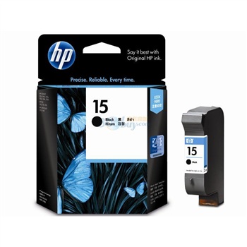 HP 15 Black Ink Cartridge ( C6615DA) EL